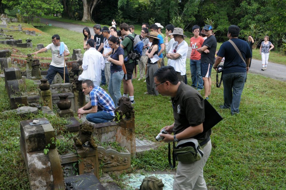 Intense interest at Triple Wee tomb