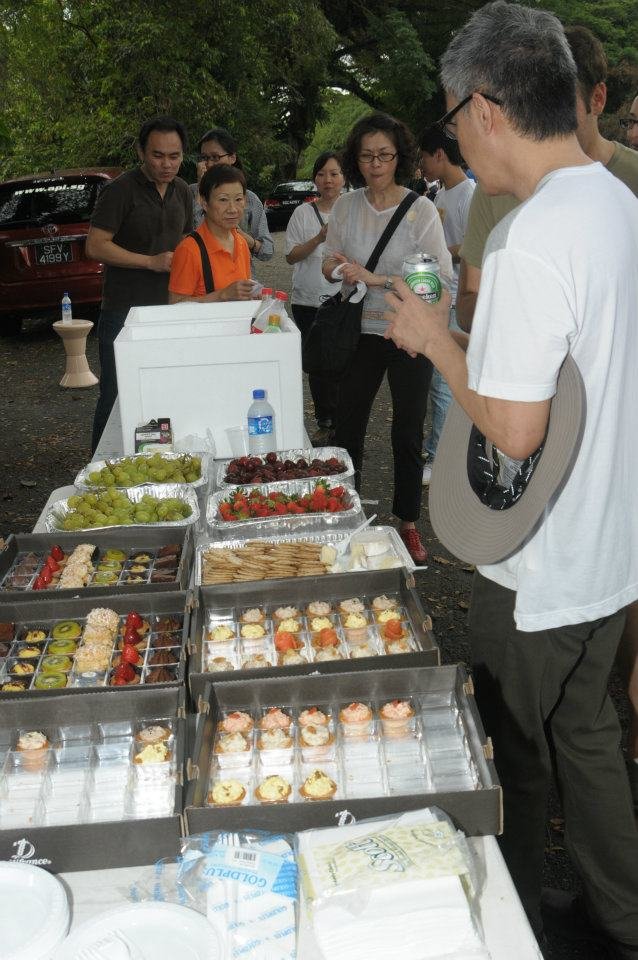 Food at Architect tour