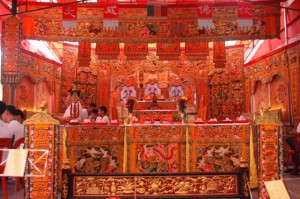 A Main Altar of the Three Buddhas