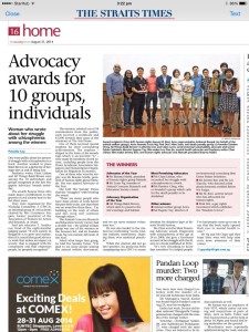 Advocacy Awards in Newspaper