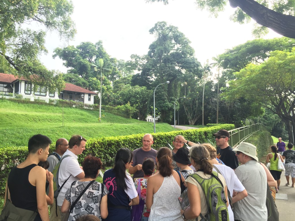 An introduction to  Adam Park estate before going up the hill  (photo by Simone Lee)